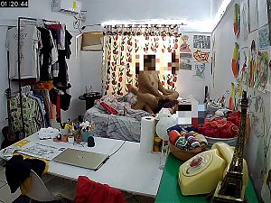 I installed a camera in my wifes room to watch her while I work in my office