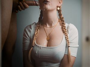 jerked off thick cum in her mouth - clothedpleasures